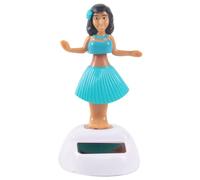 Cunlvyyds Bambola da cruscotto per Bambina, Ballerina di Hula Solare, da 3, 9 Pollici, Resistente al Calore e allo sbiadimento, con bobblehead hawaiani, per Auto, Ufficio e casa.