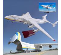 CUNTO AZIZAT 16.5 "1: 200 Antonov AN-225 Modello Jet Grandi Modelli di aeroplano Modello di aeroplano da collezione Resina Diecast Trasporto Modello per Regalo da Collezione