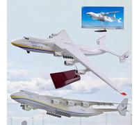 CUNTO AZIZAT 16.5 "1: 200 Antonov AN-225 Modello Jet Grandi Modelli di aeroplano Modello di aeroplano da collezione Resina Diecast Trasporto Modello per Regalo da Collezione
