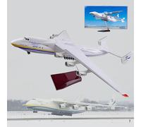 CUNTO AZIZAT 16.5 "1: 200 Antonov AN-225 Modello Jet Grandi Modelli di aeroplano Modello di aeroplano da collezione Resina Diecast Trasporto Modello per Regalo da Collezione