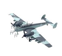 CUNTO AZIZAT BF-110 Aereo da caccia in metallo modello 1/100 modelli di aeroplano in metallo pressofuso per collezione Festival ornamento regalo
