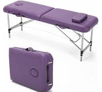 CUNTO Letto pieghevole per tavolo da massaggio,letto da massaggio di fisioterapia,divano professionale, terapia del piede in alluminio, comfort leggero, per il tatuaggio del viso SPA (A)