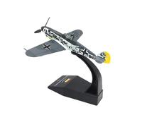 CUNTO Modello di aeroplano 1/72 per il caccia tedesco della seconda guerra mondiale BF109 modello di aeroplano in metallo con supporto squisito regalo di raccolta
