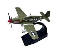 CUNTO Modello di aeroplano 1/72 per US P51 P-51 Mustang modello di aereo da combattimento in metallo modello di aeroplano modello di aeromobile con supporto regalo squisito collezione