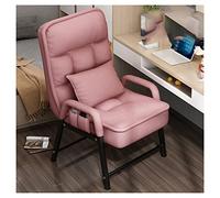 CUNTO Poltrona, sedia per interni, chaise longue camera da letto interna, sedia regolabile reclinabile con struttura in acciaio, cuscino e schienale in tessuto, comodo divano imbottito