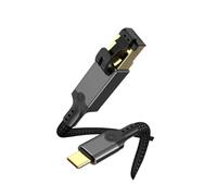 CUNZJIA Cavo adattatore da USB a RJ45 Ethernet, Gigabit Internet Link per computer portatile, tablet, desktop, alloggiamento in metallo intrecciato