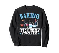 Cuocere è Chimica Che puoi Mangiare pasticcere Chef Baker Bake Felpa