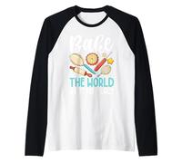 Cuocere Il Mondo Un Posto Migliore Maglia con Maniche Raglan