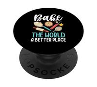 Cuocere il mondo un posto migliore PopSockets PopGrip Adesivo