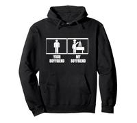 Cuocere il tuo ragazzo La mia ragazza Funny Baker Felpa con Cappuccio
