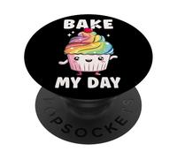 Cuocere la mia giornata con questo simpatico costume Cupcake Muffin PopSockets PopGrip Adesivo
