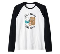 Cuocere pastella e Rotolo Divertente Gioco da Forno Maglia con Maniche Raglan
