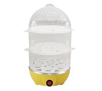 Cuocere per Uova Elettrico, Fornello Elettrico a 3 Livelli, Con Coperchio Trasparente Per Casa Appartamento Cucina Professionale