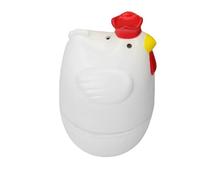 Cuocere per uova nel microonde, cuociuova nel microonde, stencil per uova a forma di Hicken, capacità di 1 uovo, gadget da cucina, creativi ed efficaci per un piccolo dado