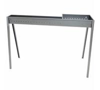 Canalina per arrosticini con barbecue Torino Grill 80+40 cm