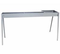 Cuoci Arrosticini con Barbecue a Carbone 140 cm Lisa Luxury Milano Grill 100+40