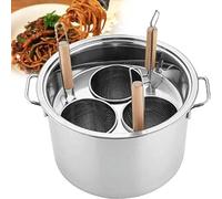 Cuoci-Pasta in Acciaio Inossidabile, Set per cuoci-Pasta con cestello, pentole da Cucina per casa, Ristorante, cuoci-Pasta a Vapore