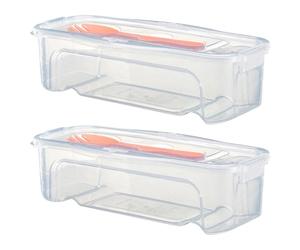 Cuoci pasta per microonde impilabile da 2 pezzi con coperchio e forchetta, cuoci pasta senza BPA per casa, dormitorio, scuola, ufficio, preparazione dei pasti facile e veloce