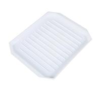 Cuoci per pancetta a microonde, griglia verticale per carne, lavabile in lavastoviglie, resistente al calore, con coperchio di sfiato per il vapore, preparazione gratuita di pasti sani, ideale per