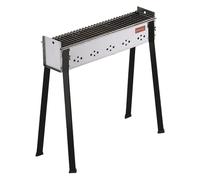 Barbecue per Arrosticini e Spiedini in Acciaio Inox Anticorrosione 100x14x67 cm