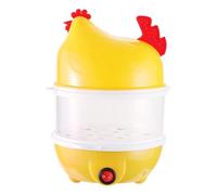 Cuoci uova, 7 cavi, elettrico, doppio strato, per pollo | Macchina a vapore per alimenti e bollitore di uova, per verdure, mais, bonato, panini, casa, cucina, ristorante, ufficio