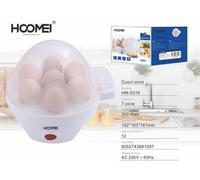 CUOCI UOVA ELETTRICO 7 UOVA EGG 350W BOLLITORE UOVA SODE CUCINA HOMEI HM-5316