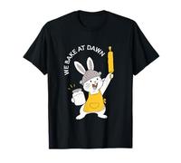 Cuociamo al Dawn Cute Bunny Baking Maglietta