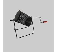 griglia girarrosto per castagne in ferro battuto cm 18x87x42 h caldarrostiera co