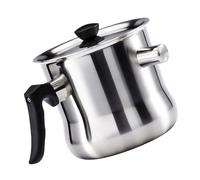Cuocilatte a doppia parete antiruggine per uso alimentare con manico antiscivolo e design per la caldaia per latte in acciaio inossidabile della cucina domestica