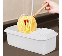 Cuocipasta a microonde con colino, resistente al calore, per pasta, barca, spaghetti, utensili da cucina, cucina drenante per cucinare facilmente, per uomo e donna