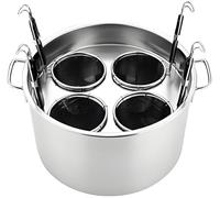 Cuocipasta con cestello, strumento in acciaio inox per tagliatelle, gnocchi, zuppe, versatile cucina essenziale per cucinare in modo efficiente