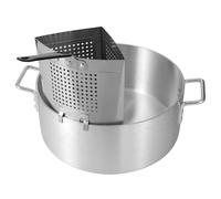 Cuocipasta in acciaio inox con inserti e cestelli per pasta da servire a