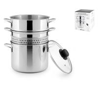 Cuocipasta Inoxtris Cestappovapor Cm 22 Trasparente Inoxpran
