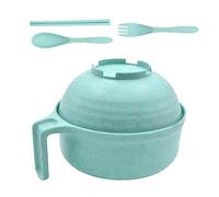 Cuocipasta istantaneo, per pasta da microonde, contenitore resistente al calore con bacchette e cucchiaio inclusi, set di preparazione lavabile in lavastoviglie, soluzione rapida per pasti per