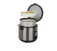 Cuociriso 1,8 L 700 W in acciaio bianco