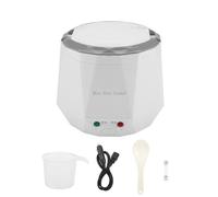 Cuociriso, 24V Portatile Auto Mini Cuociriso Piccolo Pentola Interna Antiaderente Piroscafo Alimenti Elettrici Scatola a Vapore Alimentare Portatile Rimovibile Elettrico Manico Umanizzato Casa