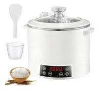 Cuociriso A Basso Contenuto Di Zuccheri, Cuociriso Da 3 Litri A Basso Contenuto Di Carboidrati, Controllo Touch Intelligente E Timer Di Ritardo 12 Ore, Per Uso Familiare, Diete Dimagranti white