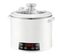 Cuociriso a basso contenuto di zuccheri da 3 litri, vaporiera per riso a basso contenuto di carboidrati, comandi touch intelligenti, timer di avvio ritardato di 12 ore, cucina sana a casa