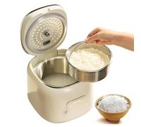 Cuociriso A Basso Contenuto Di Zucchero 2,5l, Piccolo Multi-cuoci Con Cestello Per Vapore, Mantieni Caldo 24h E Timer Ritardato, 8 Menu Preimpostati Per Riso Bianco/integrale, Cuoci-carboidrati Saluta