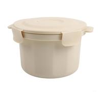 Cuociriso a microonde con circolazione del vapore, non si surriscalda e antiaderente, per riso, pasta e verdure perfetti, vaporiera portatile in polipropilene senza BPA, lavabile in lavastoviglie