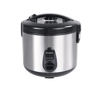 BEPER P101VAP002 Cuociriso Elettrico con Funzione Mantenimento Calore, 625g Capacità, Rivestimento Antiaderente, Coperchio con Guarnizione in Silicone, Vassoio per Cottura a Vapore