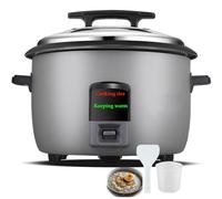Cuociriso commerciale Cuociriso elettrico da 8L a 45L di grande capacità con controllo con un solo tasto, cottura rapida, prestazioni stabili for la cucina del ristorante dell'hotel della mensa(A,18L)
