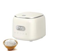 Cuociriso da 2,5 l a basso contenuto di zuccheri, multicooker piccolo con cestello for cottura a vapore, mantenimento in caldo 24 ore e timer ritardato, 8 menu preimpostati for riso bianco/integrale