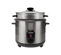 Cuociriso Elettrico 1L con Cestello Vapore Compatto e Mantenimento Caldo