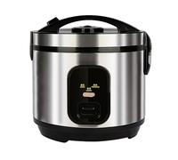 Cuociriso elettrico da 2 a 5 litri con pentola interna in acciaio inox 304, per 1-8 persone, ideale per cucinare riso bianco, riso integrale, porridge e zuppe, perfetto per la cucina di tutti (2L)