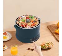 Cuociriso elettrico da 4 litri a basso contenuto di zucchero con pentola interna in acciaio inox 304, opzioni di potenza 600W, 1000W, 1500W per 4-6 persone, ideale per la cucina di casa. (4L)