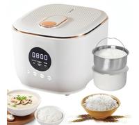 Cuociriso Intelligente, Pentola Interna Antiaderente Da 3 Litri, Cuociriso A Basso Contenuto Di Zuccheri, Vaporiera Digitale 5 In 1 Per Porridge, Timer Con Avvio Ritardato Di 24 Ore