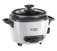 Russell Hobbs Cuociriso Piccolo, 0,4 L, 200 W, Pentola Antiaderente | Multi-Cottura, Funzione Mantenimento Caldo, 3 Porzioni, Ideale per 1-2 Persone, Misurino e Cucchiaio Inclusi, 27020-56