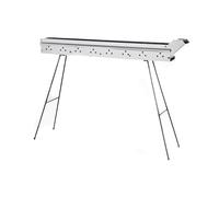 Barbecue Griglia Focone Cuoci Arrosticini Spiedini Salsicce 110 in Inox