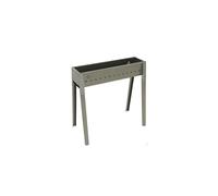 CUOCISPIEDINI A CARBONELLA LISA "TORINO 50" IN FERRO ALLUMINATO 50X32,5X49,5 CM
